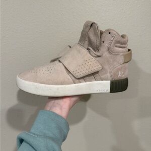 Adidas Tan High-Top Sneakers 6